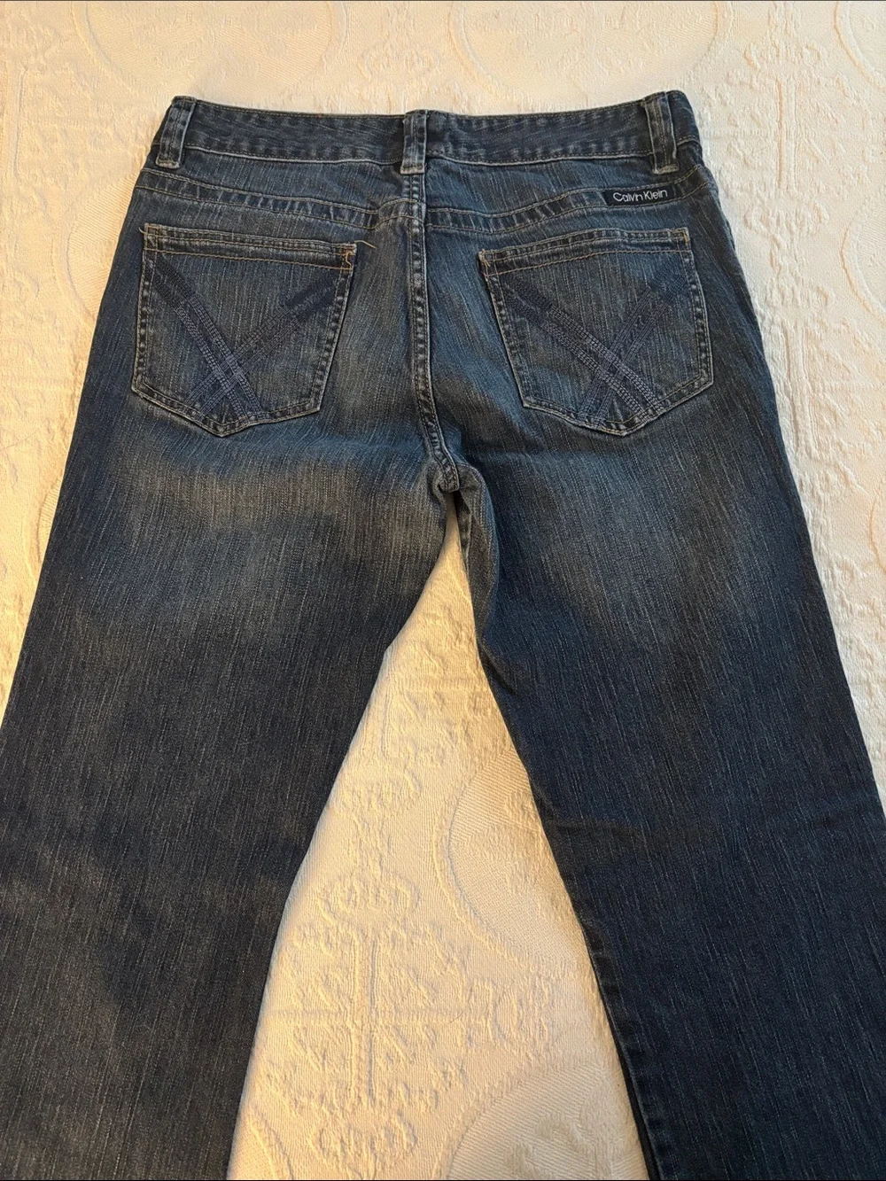 Calvin Klein Dark Blue Flare Jeans